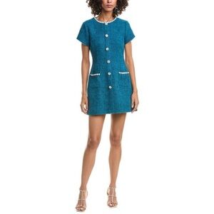 Likely Alani Wool-Blend Tweed Mini Dress